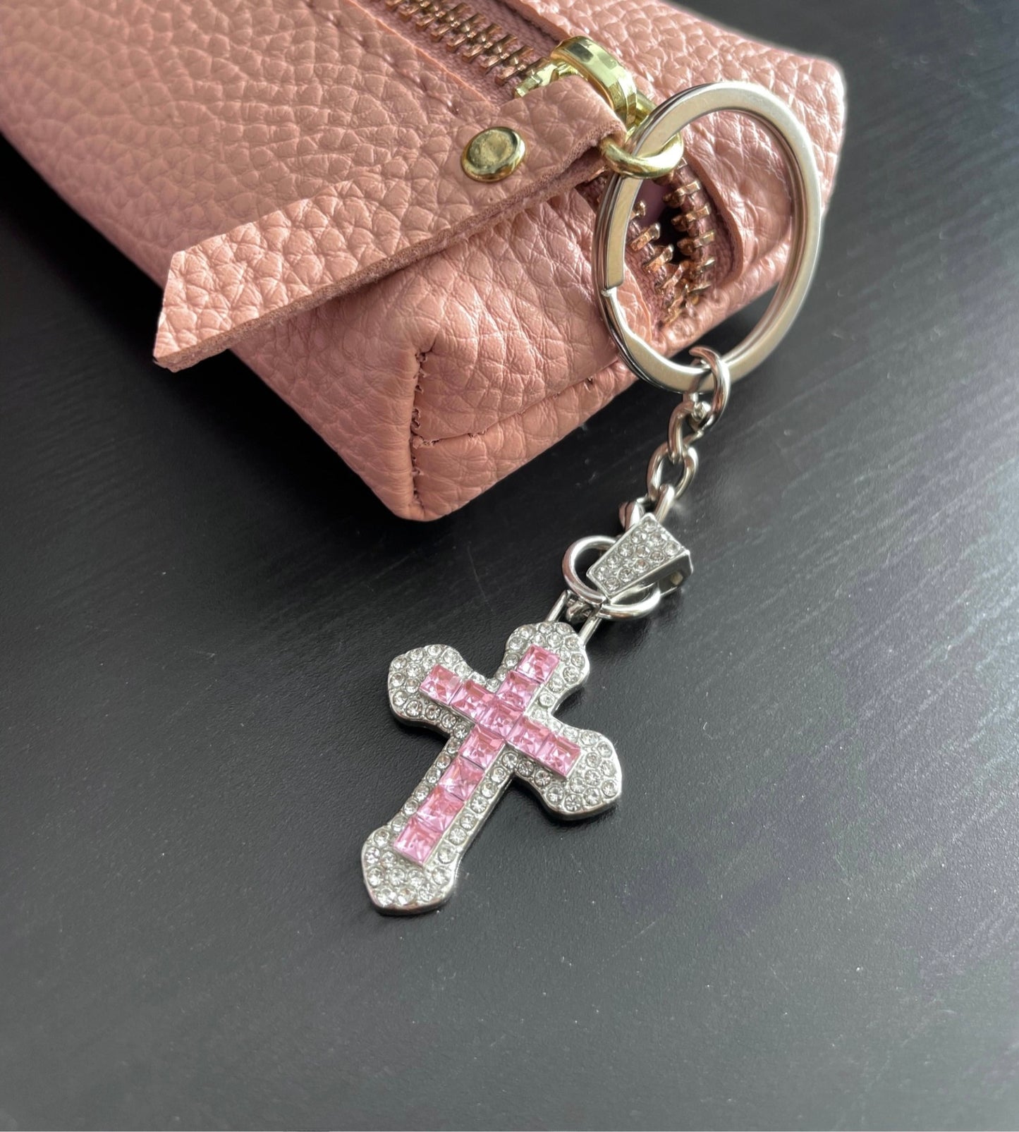 Porte-clé Croix Étincelante