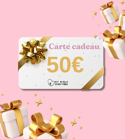 Gift card - The pleasure of giving